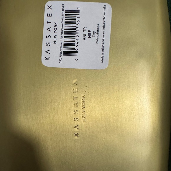 Kassatex gold tray - Picture 5 of 6